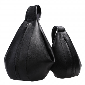 One Shoulder L, S (Neoprene Leather Black）